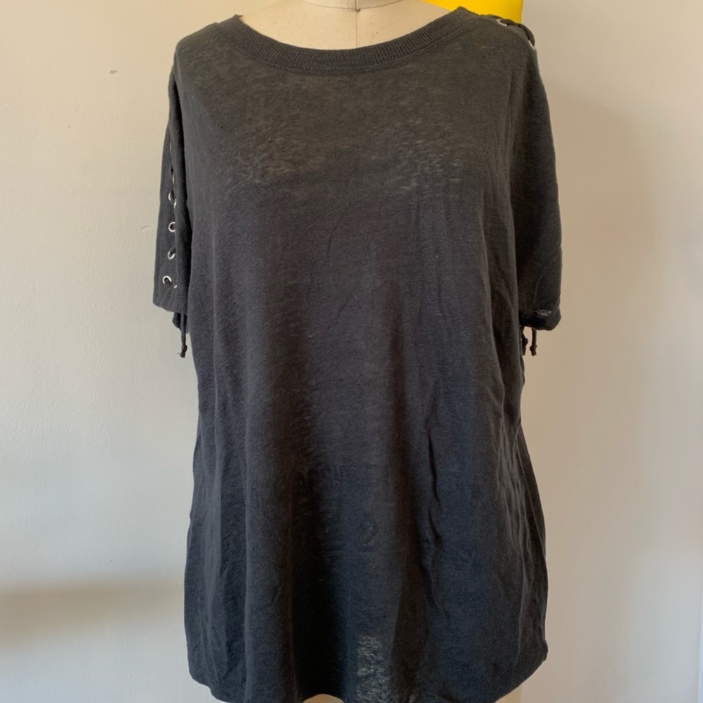 IRO lace up t-shirt